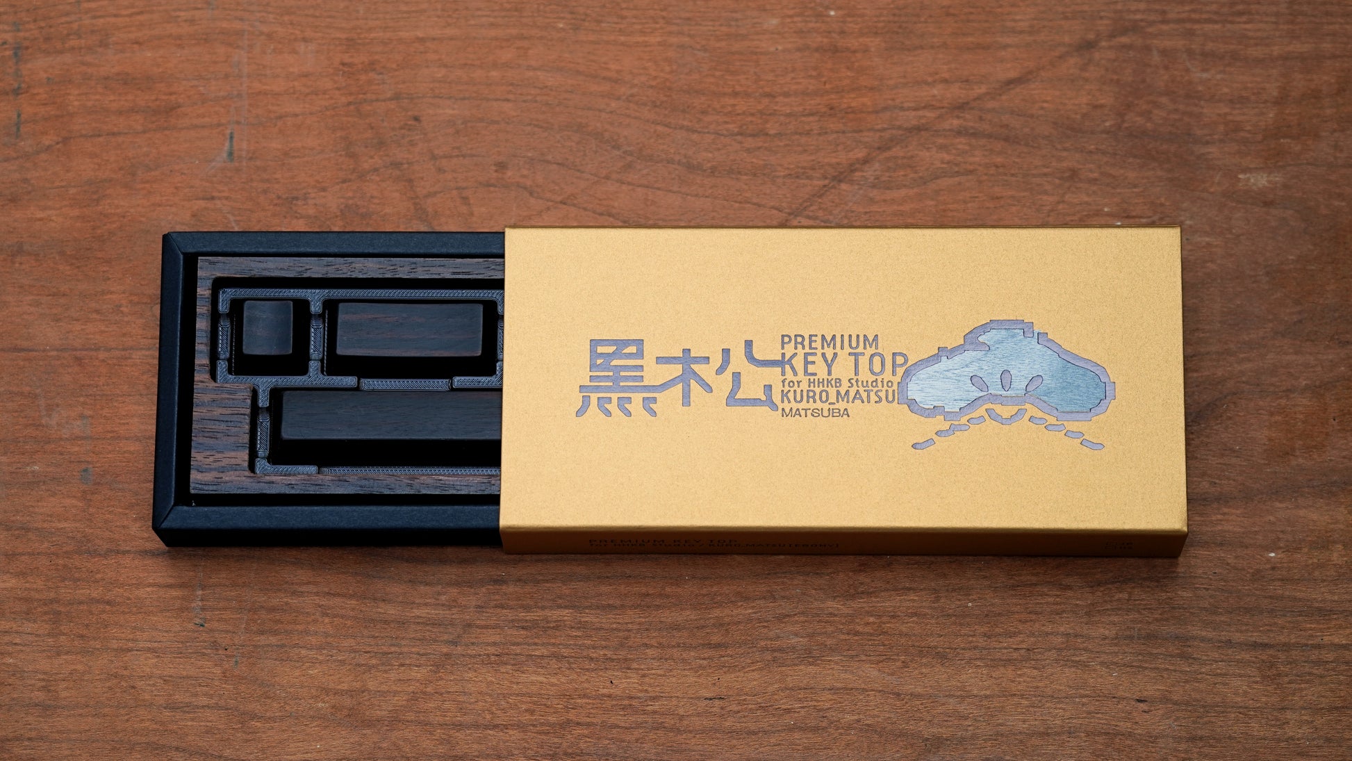 HHKB Studio Custom Keycaps - Striped Ebony image 2