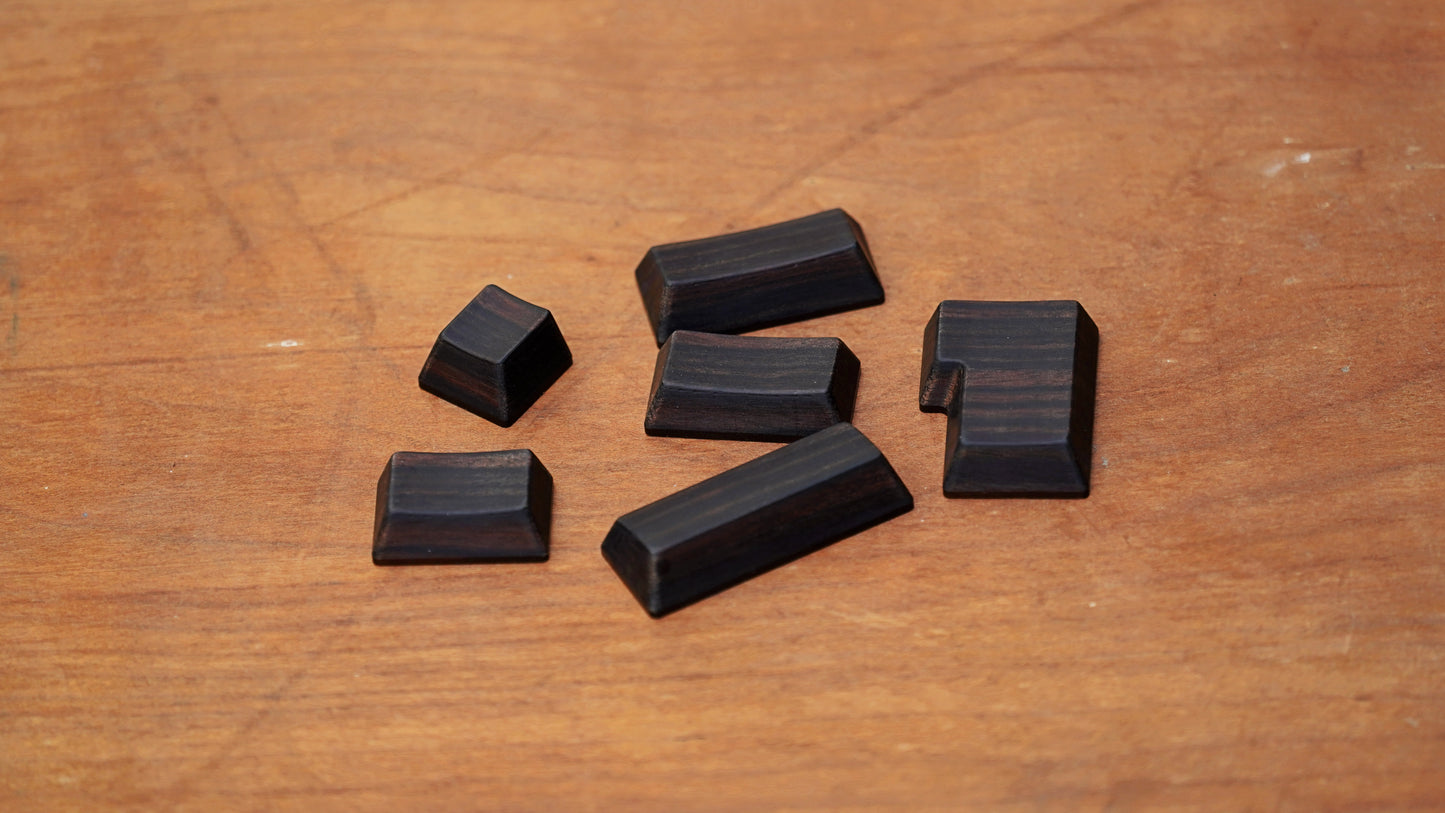 HHKB Studio Custom Keycaps - Striped Ebony image 9