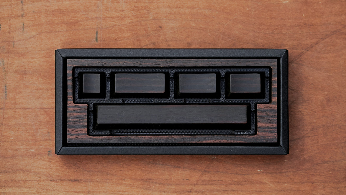 HHKB Studio Custom Keycaps - Striped Ebony image 1