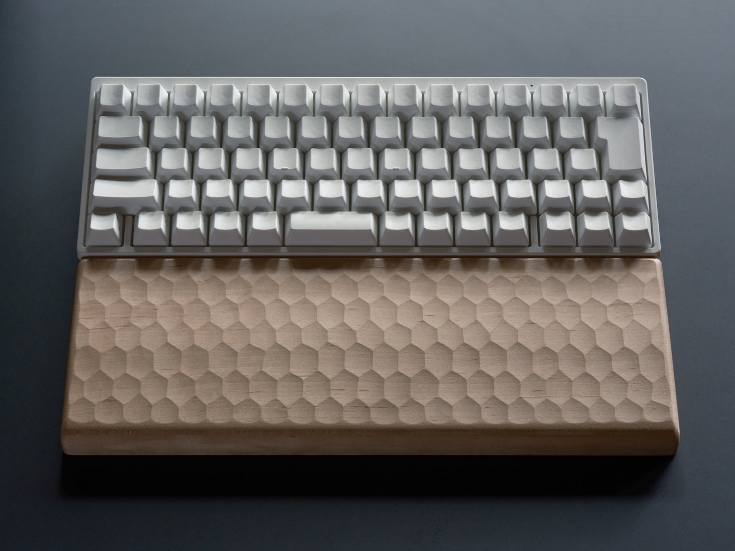 HHKB Exclusive “Kikkou-Naguri”  Wooden Palm Rest & Keyboard Roof